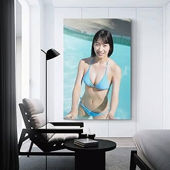 Amazon.co.jp: 下谷あゆポスター壁飾りセクシー清純写真水着
